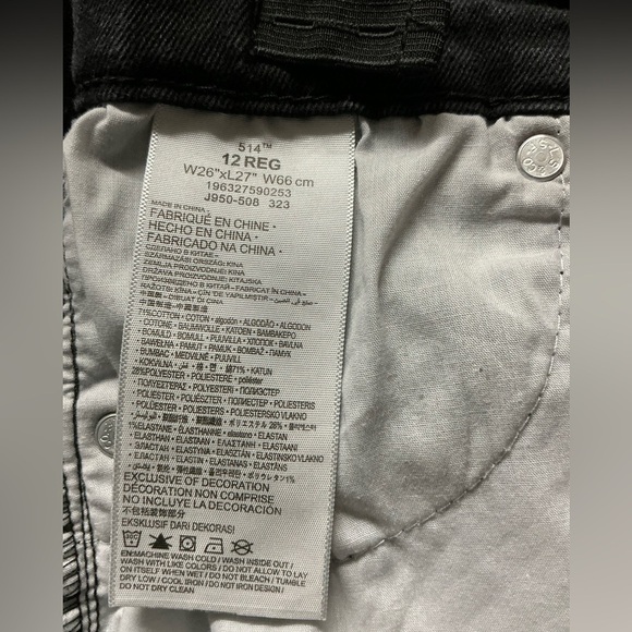 Levi's Black Slim-Fit Jeans - Picture 8 of 11